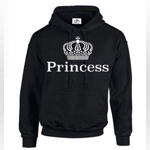Princess Hoodie - Black Size Medium